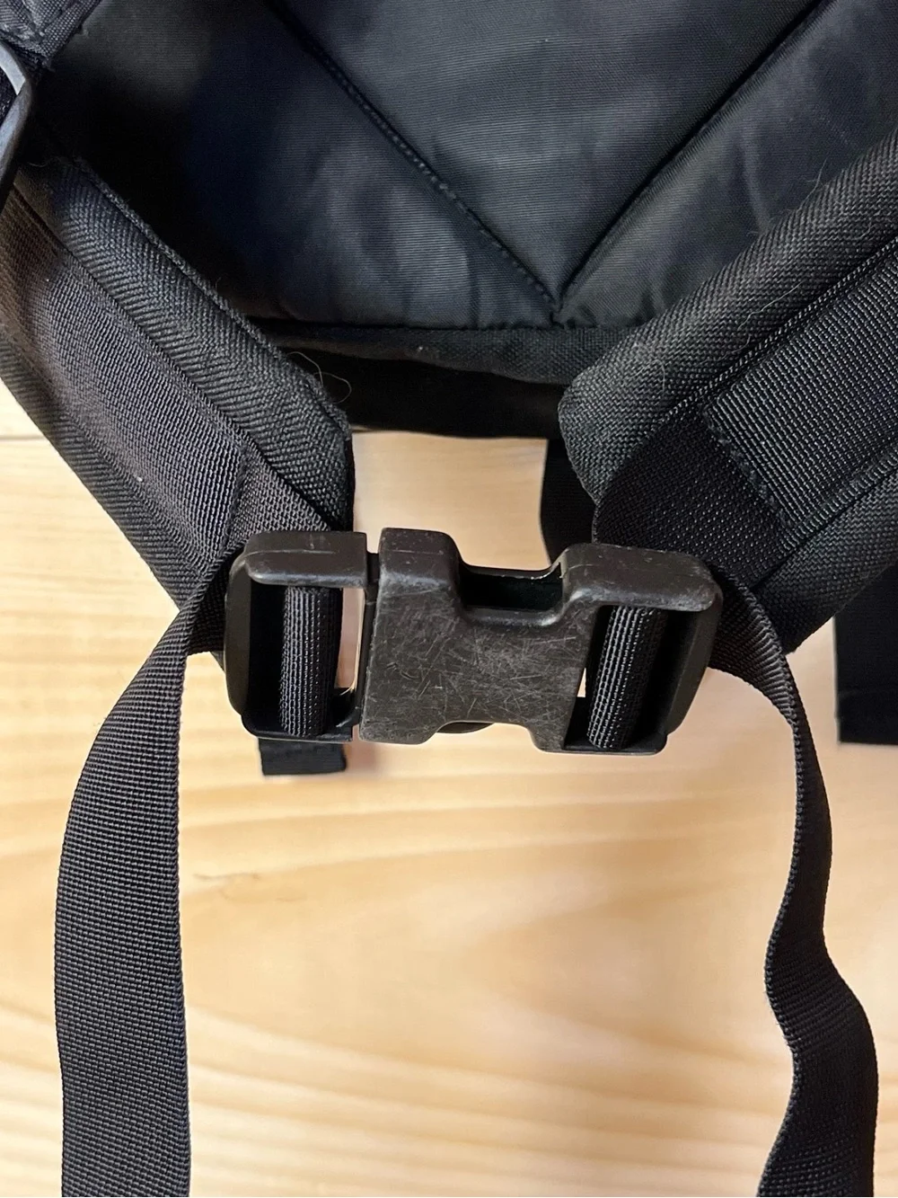 The North Face Purple & Black Backpack - Camping Hiking *Broken In* with Flaws